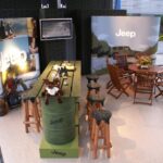 Jeep stoisko na targach MSPO, Jeep MSPO. Stoisko obronno-zaczepne