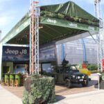Jeep stoisko na targach MSPO, Jeep MSPO. Stoisko obronno-zaczepne