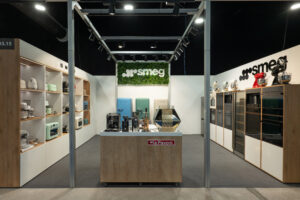 minimalistyczne stoisko 3Sygma targi Warsaw Home . Projekt i nadzór Tatjana Kobuszewska