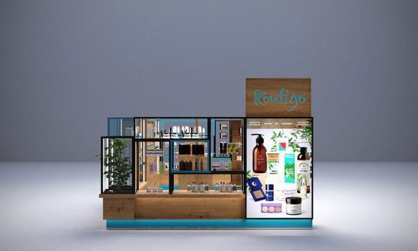 Podświetlane ekspozytory marketingowe na wyspie Kontigo — wymienne płótna w ramkach LED.Projekt i nadzór Tatjana Kobuszewska trksystem.com. projekt i nadzór Tatjana Kobuszewska trksystem.com